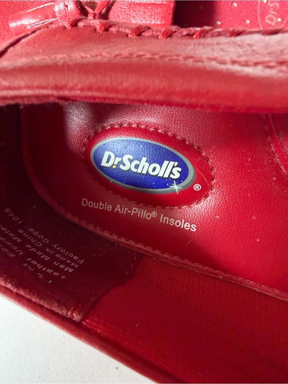 Dr. Scholl's Red Tassel Moccasin Loafer - Picture 2 of 9